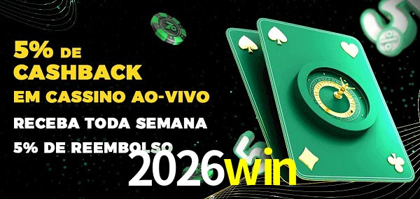 Promoções do cassino ao Vivo 2026win